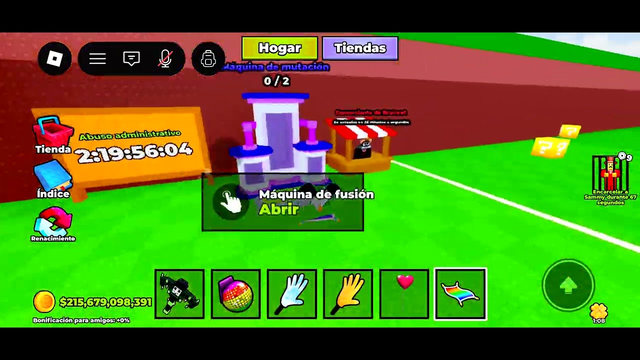 Jugando el block blast de brainrots