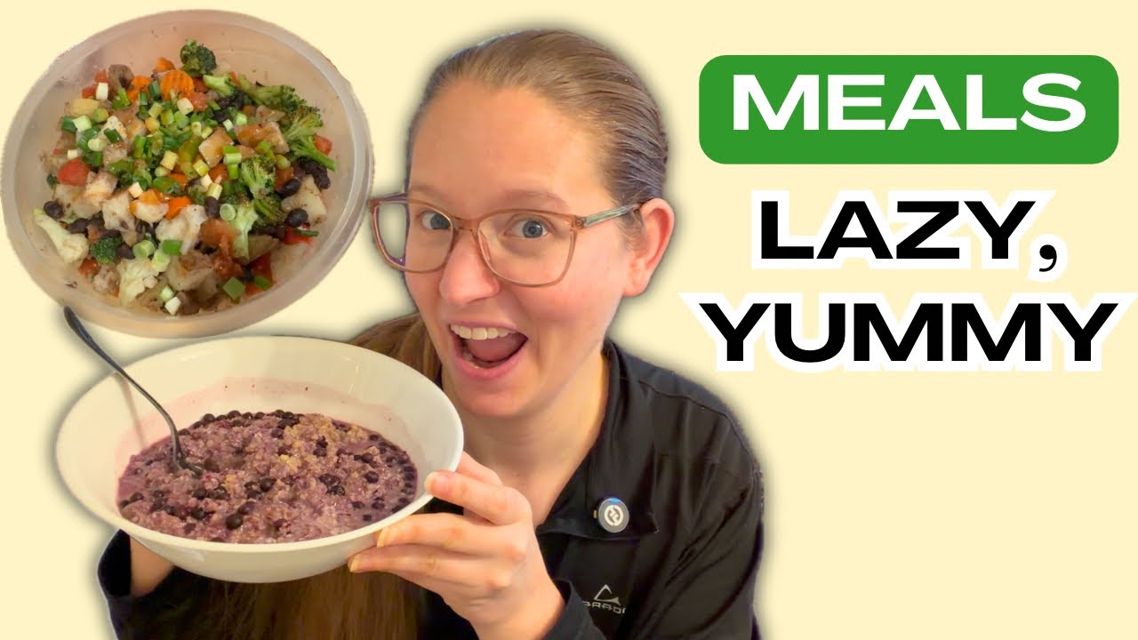 LAZY WHOLE FOOD PLANT BASED MEAL PREP FOR WEIGHT LOSS