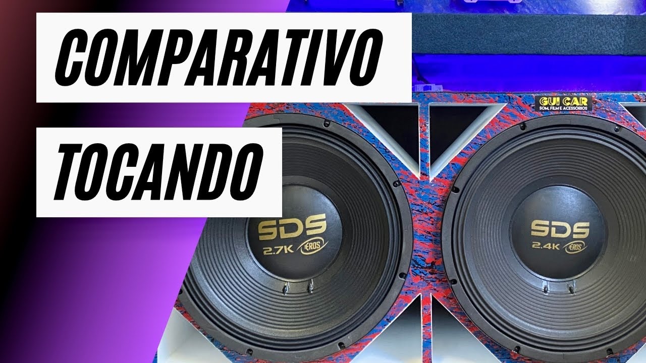 DA DIFERENÇA TOCANDO? EROS SDS 2.7K E SDS 2.4K -TESTE MUSICAL