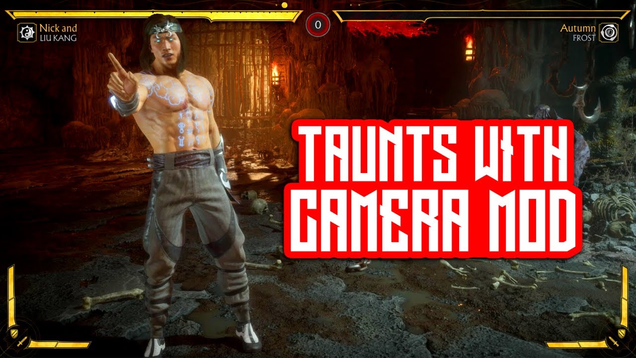 Mortal Kombat 11 - Taunts With Camera Mod and New Skins