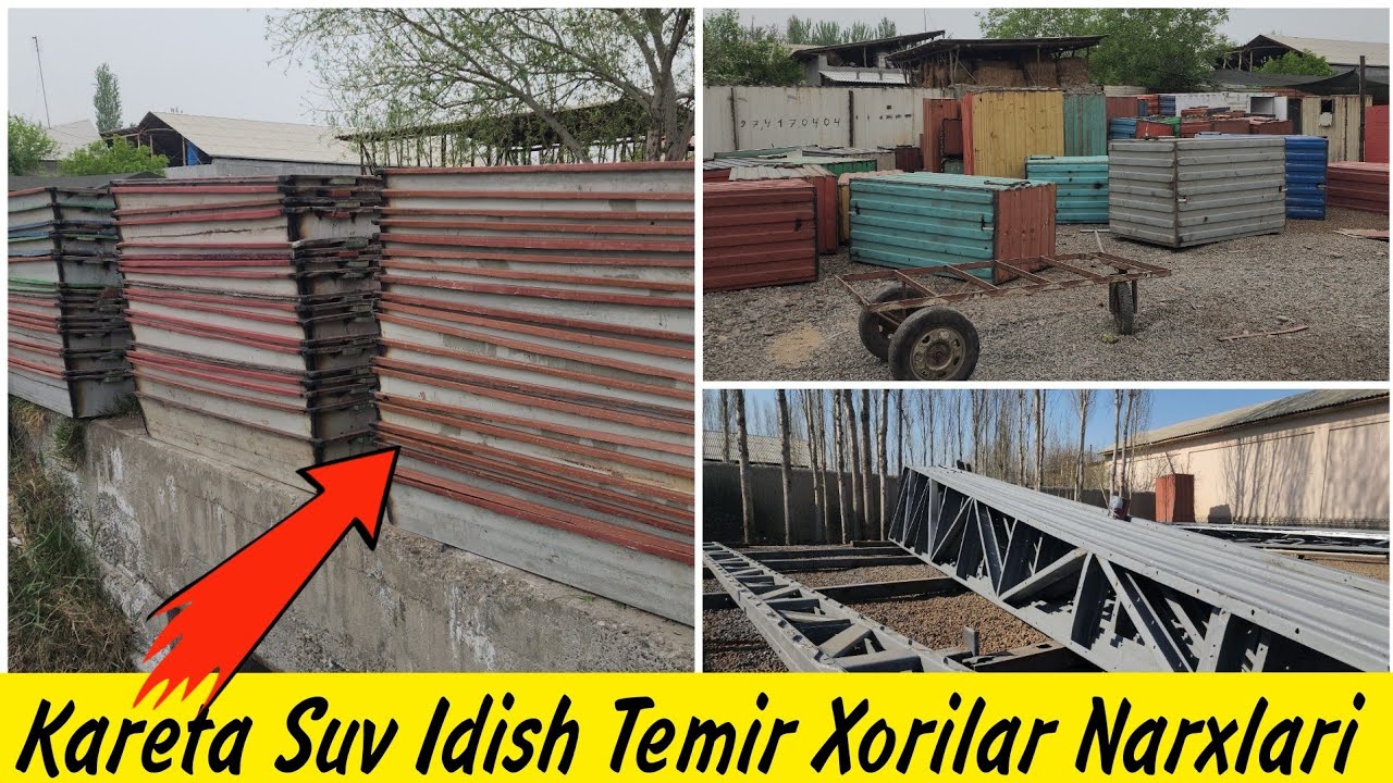 Konteyner Maxsulotlari Yangi Narxlari | 93-072-37-66 | Temir xori Suv Yomkostlar Narxlari