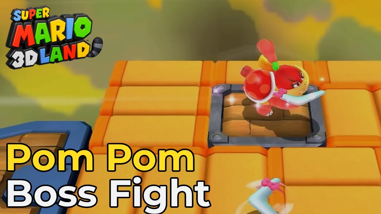 Pom Pom (Final Fight) | Boss Fight [Super Mario 3D Land]