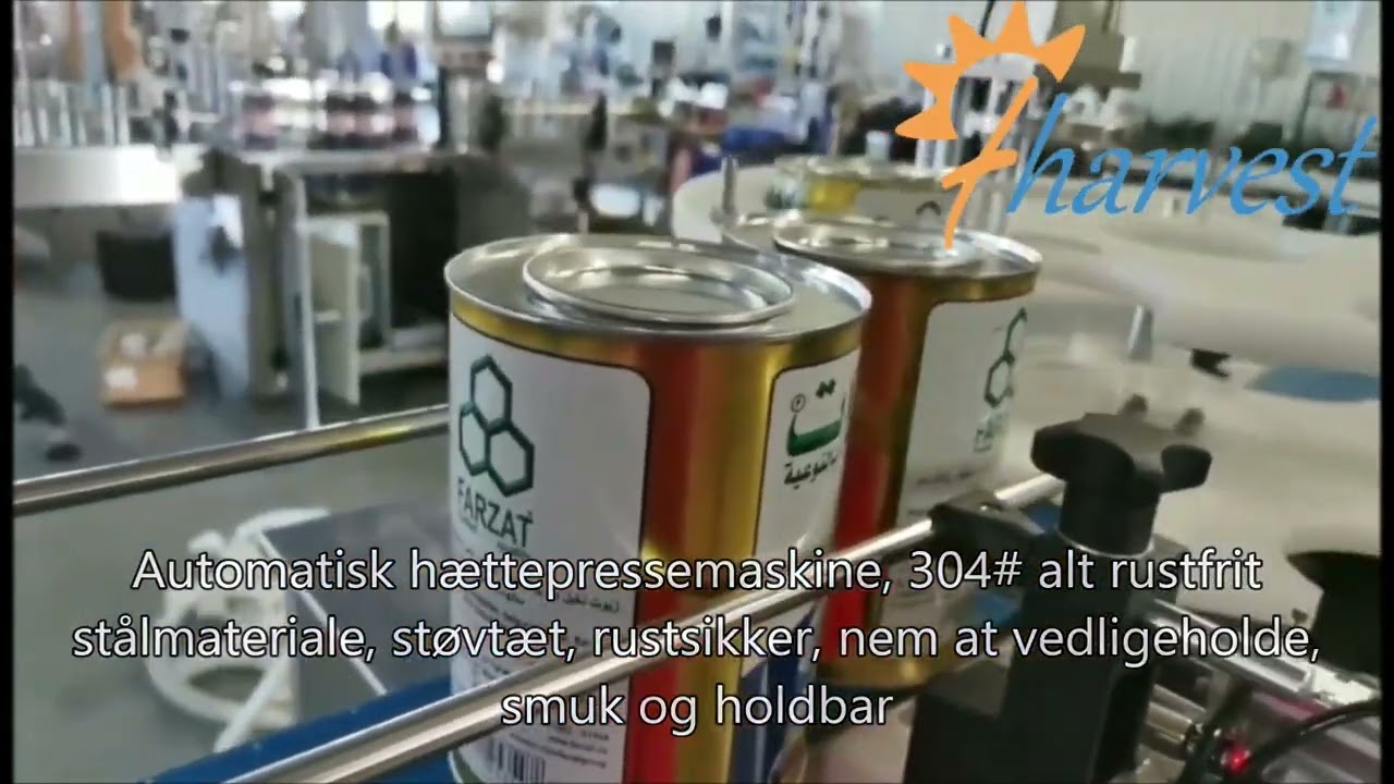Automatisk h&aelig;ttepressemaskine,fuldautomatisk afd&aelig;kningsmaskine til pulvermetal d&aring;ser og l&aring;g l&aring;g