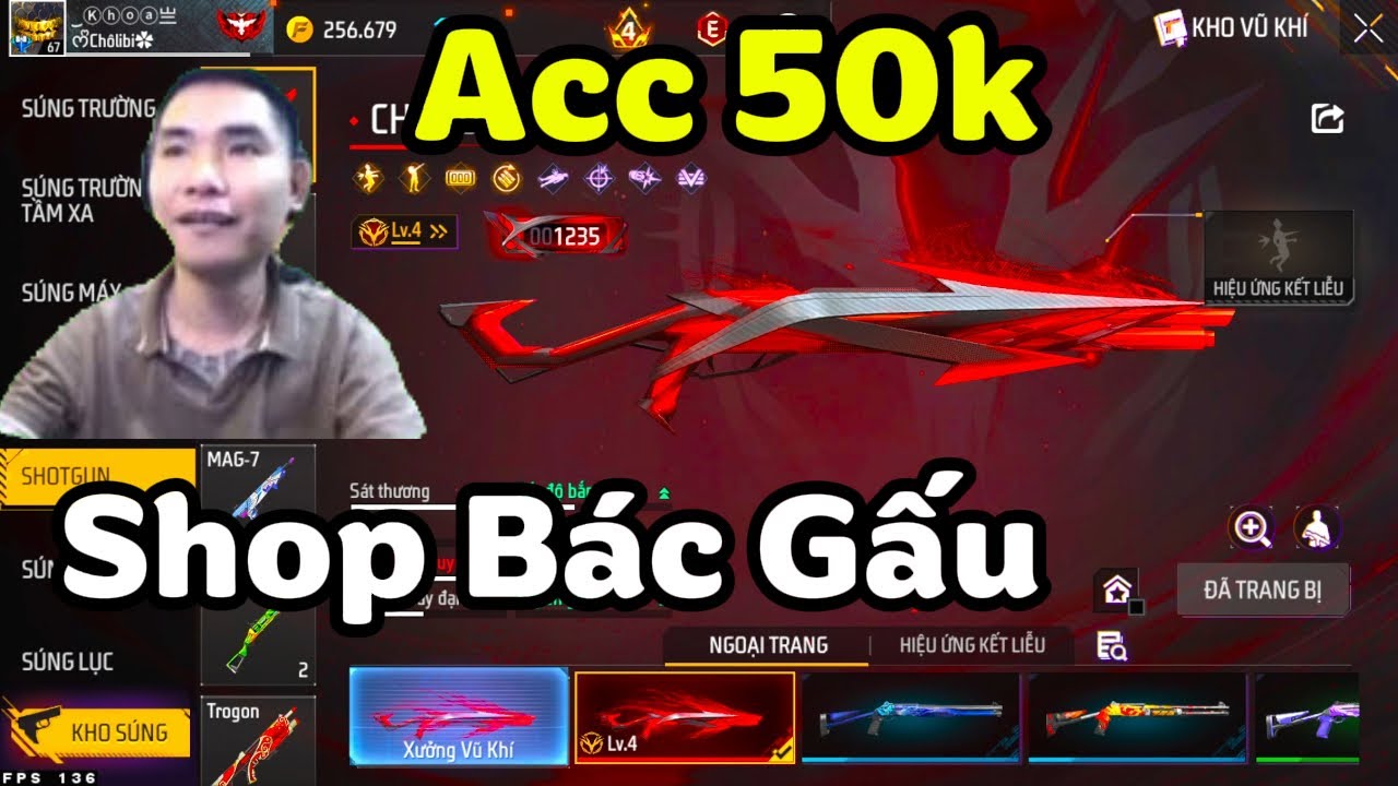 Mua Acc FF Giá 50k Ở Shop Bác Gấu LIệu Có Gì Ngon ?