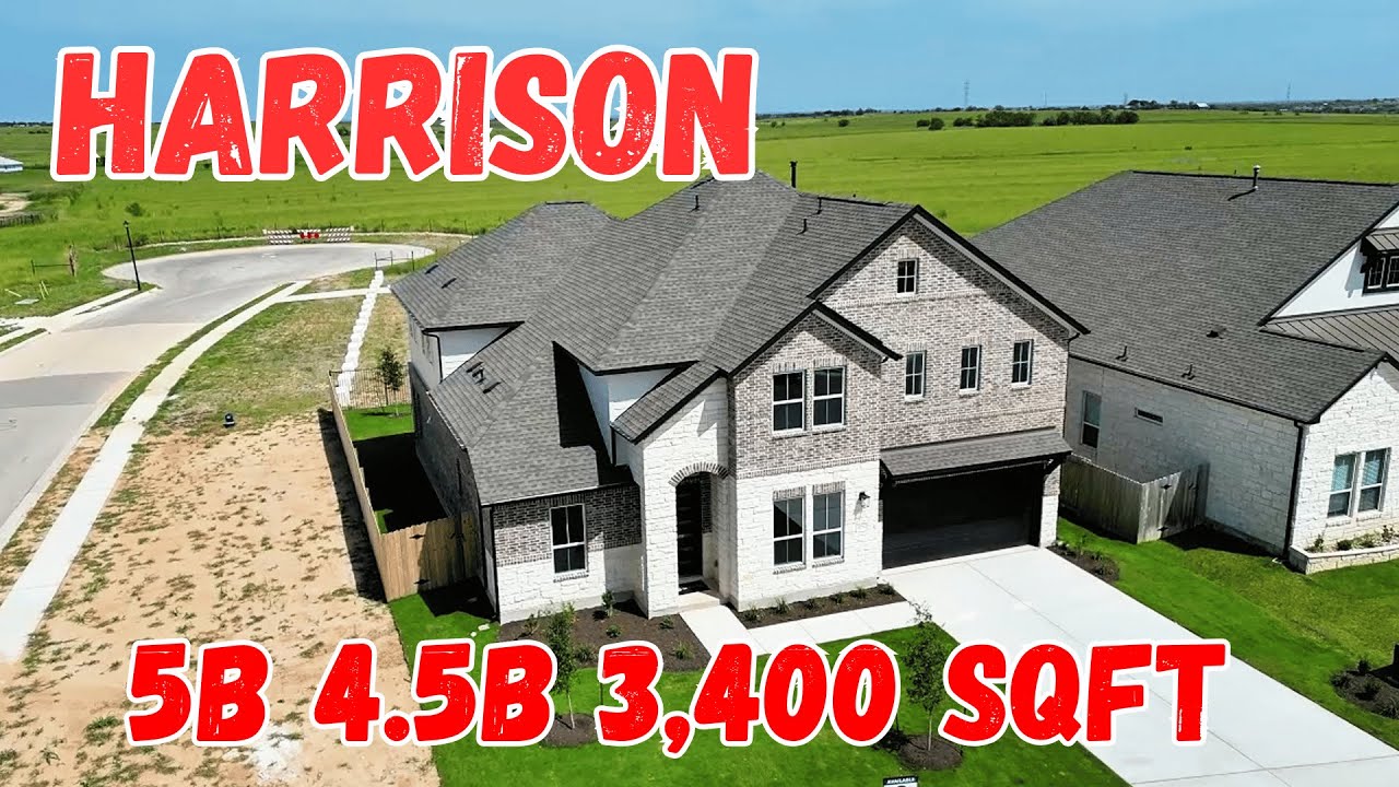 Harrison By GFO Homes | Blackhawk Pflugerville | 5B 4.5B 3,410 Sqft
