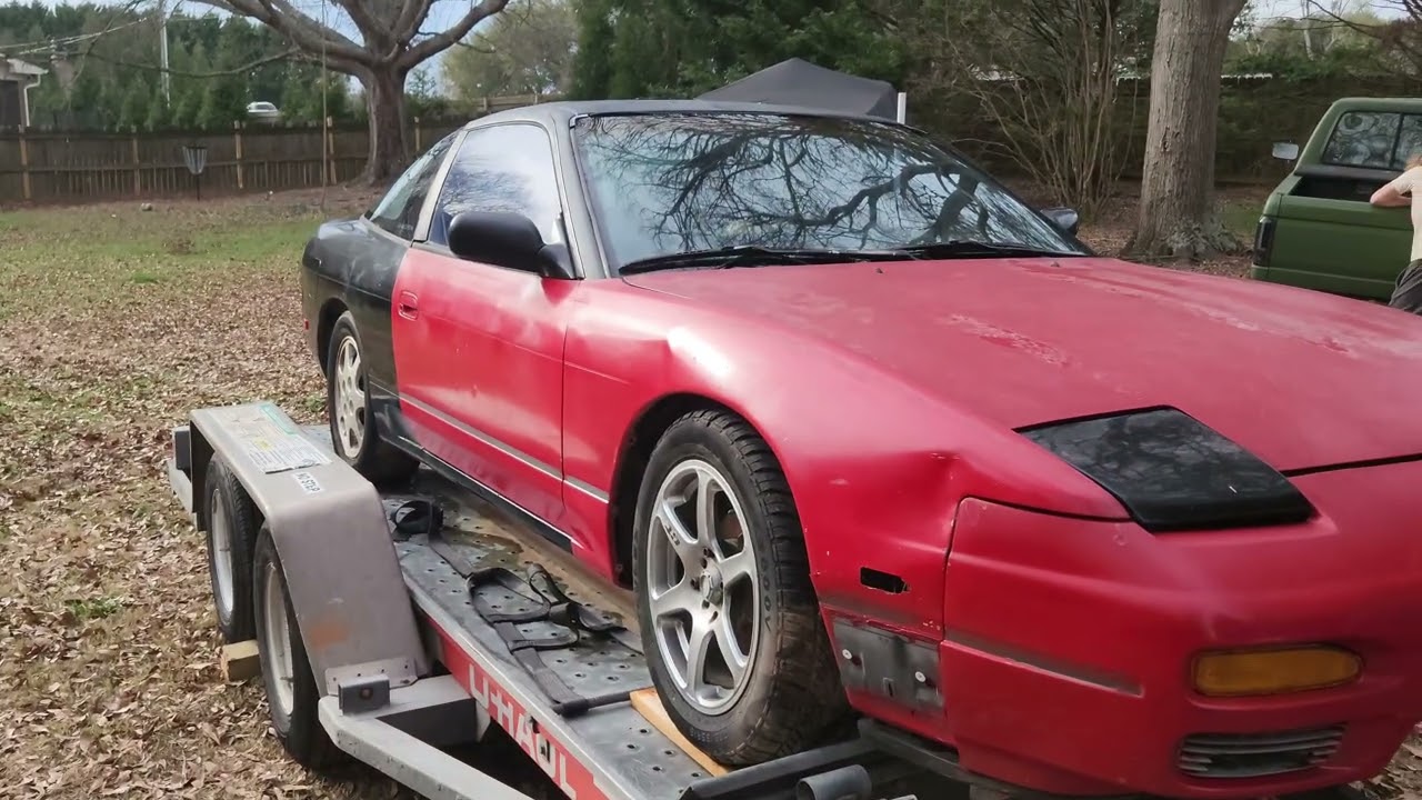 SR20DET Project 240SX, off the trailer and in the garage