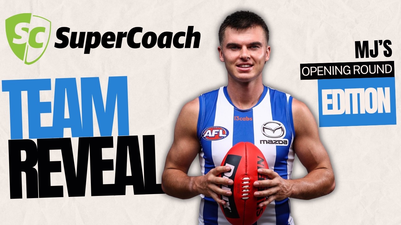 Представляем команду MJ в SuperCoach AFL | Выпуск первого тура