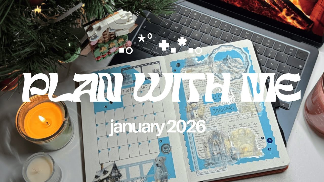 оформление ежедневника на январь 2026 · bullet journal · plan with me✎