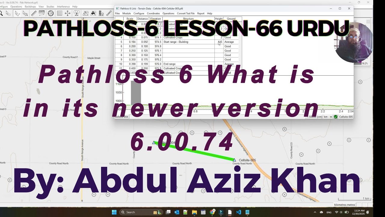 Lesson-66 What is new in Pathloss 6 ver 6.00.74 - Urdu