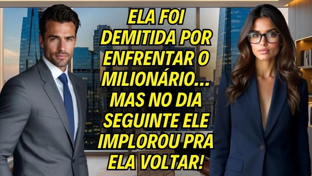 Ela Foi Demitida Por Enfrentar O Milionário… Mas No Dia Seguinte Ele Implorou Pra Ela Voltar!