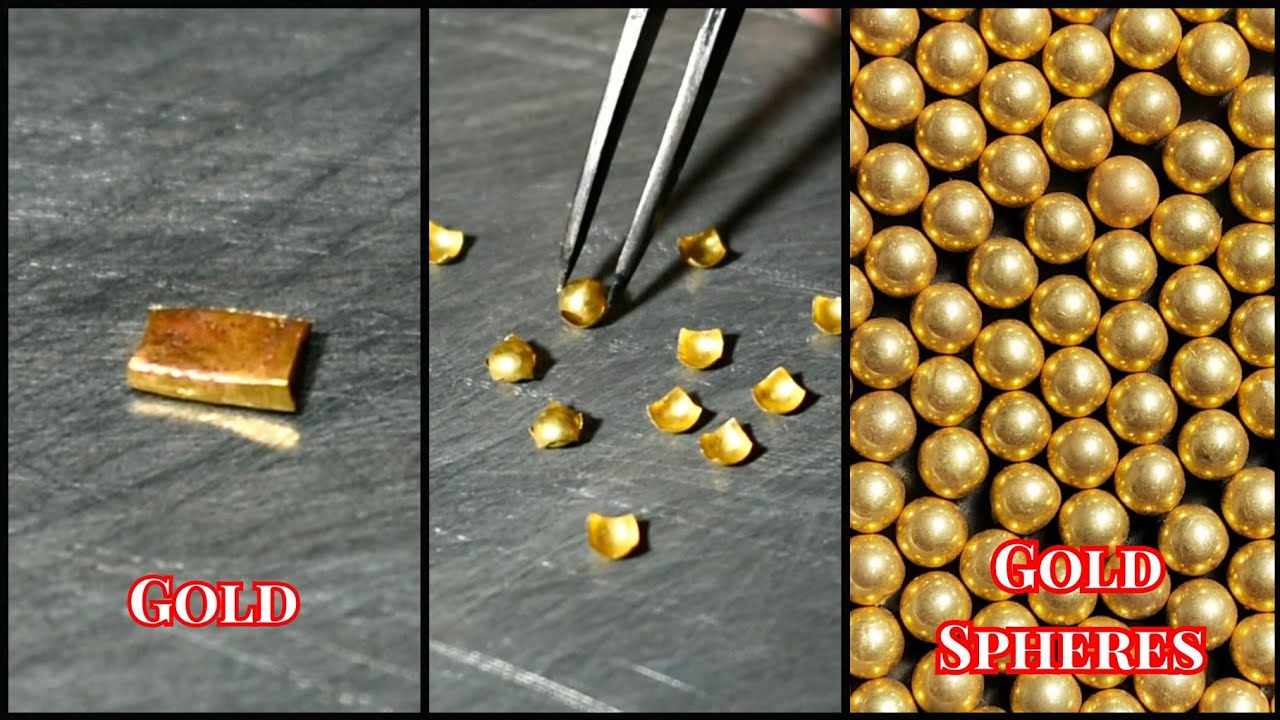 How to Make Gold Hollow Spheres | Jewellery Making | Hollow Gold Balls Making | Gold Smith Jack