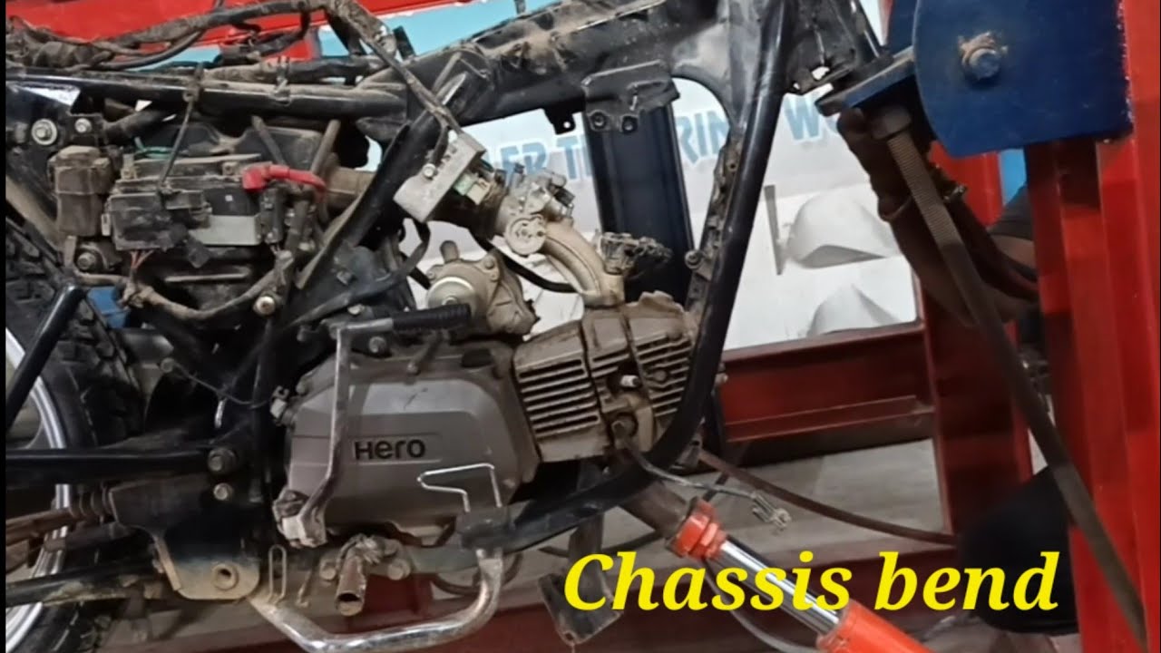 SPLENDOR CHASSIS  BEND AND ALIGNMENT BS6....
