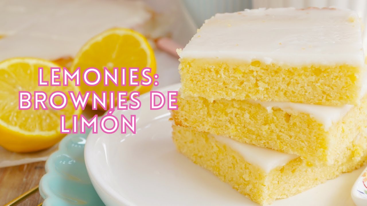 LEMONIES: BROWNIES DE LIMÓN DELICIOSOS! 🍋💚