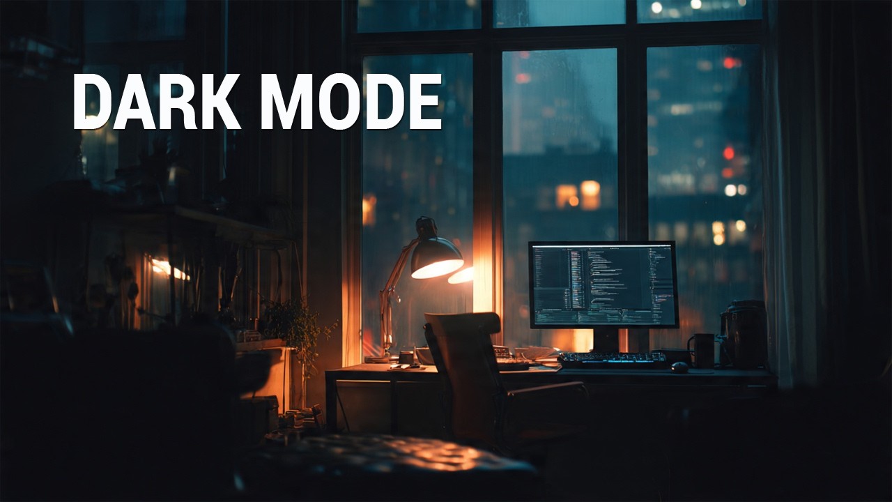Dark Mode Coding Focus