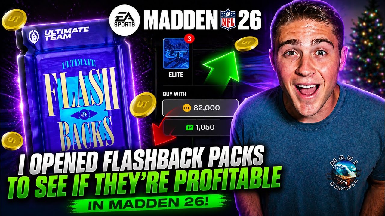 I Opened Flashback Packs to See If They're PROFITABLE in Madden 26!