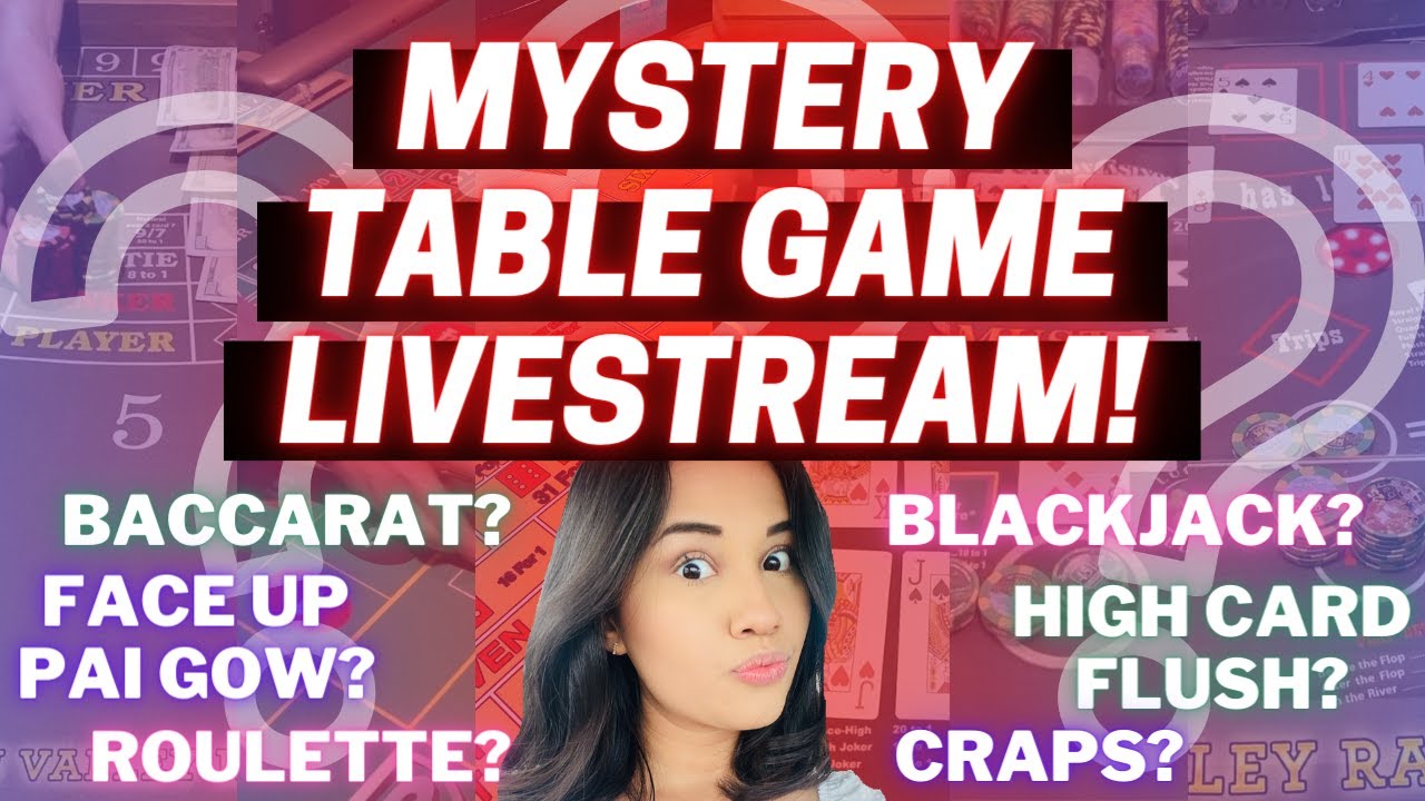💛 EPIC RUN ON FACE UP PAI GOW POKER! LIVE: MYSTERY TABLE GAME! WHAT GAME ARE YOU HOPING FOR?!