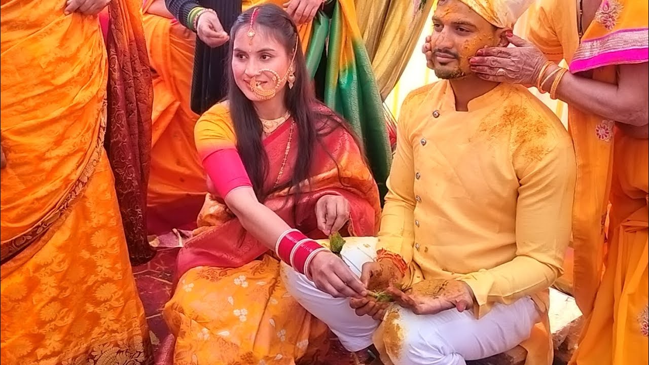 हल्दी ceremnoy 😍♥️Part -2 @SarojaniPanwarvlogs 