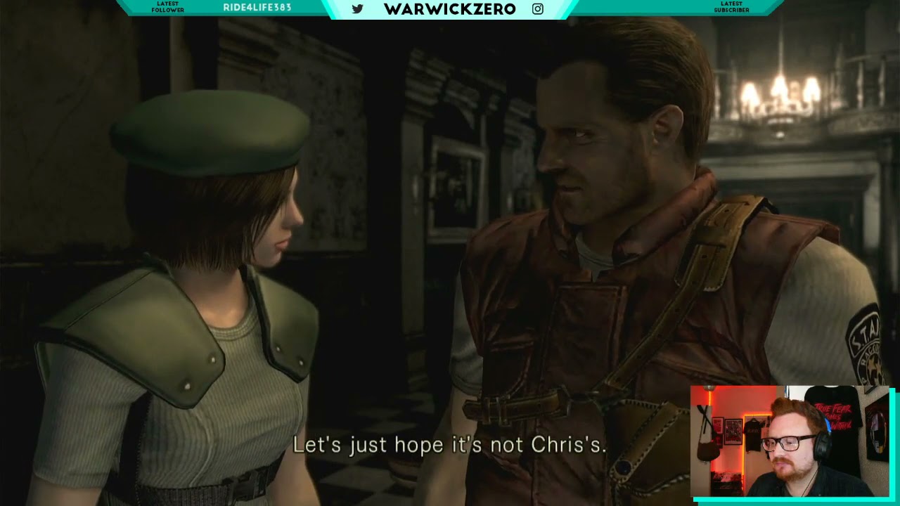 WarwickZero plays Resident Evil REmake Part 1 - Tuesday 6th October 2020   Twitch VOD
