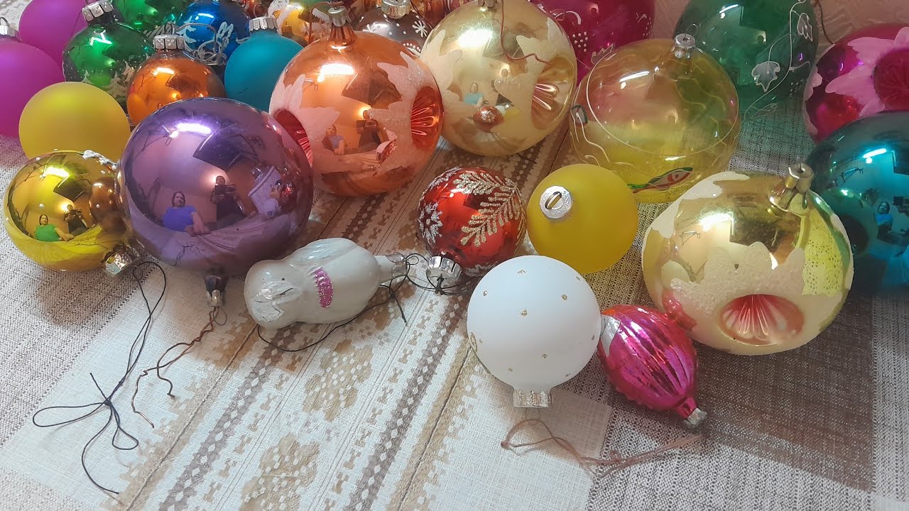 Моя коллекция новогодних игрушек. Часть 1