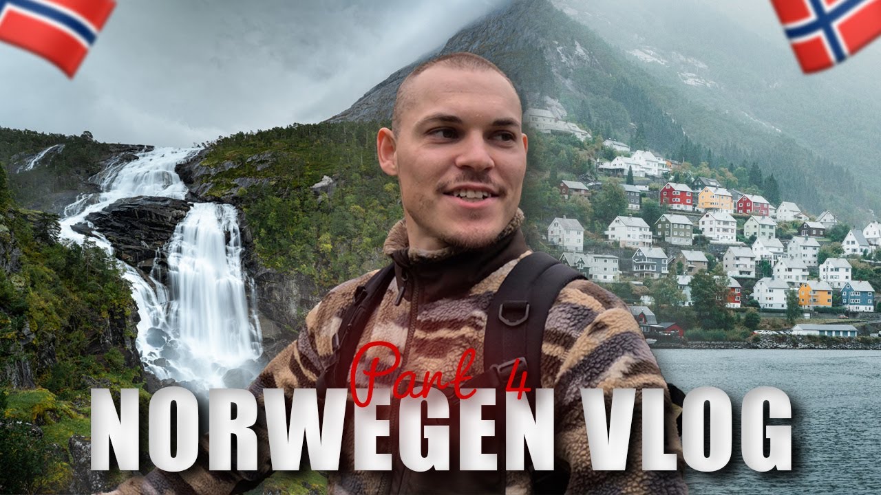 WANDERUNG zum Nyast&oslash;lsfossen 🥾&ndash; Unvergessliche Fahrt entlang des FJORDS🌲|  Norwegen Vlog #4