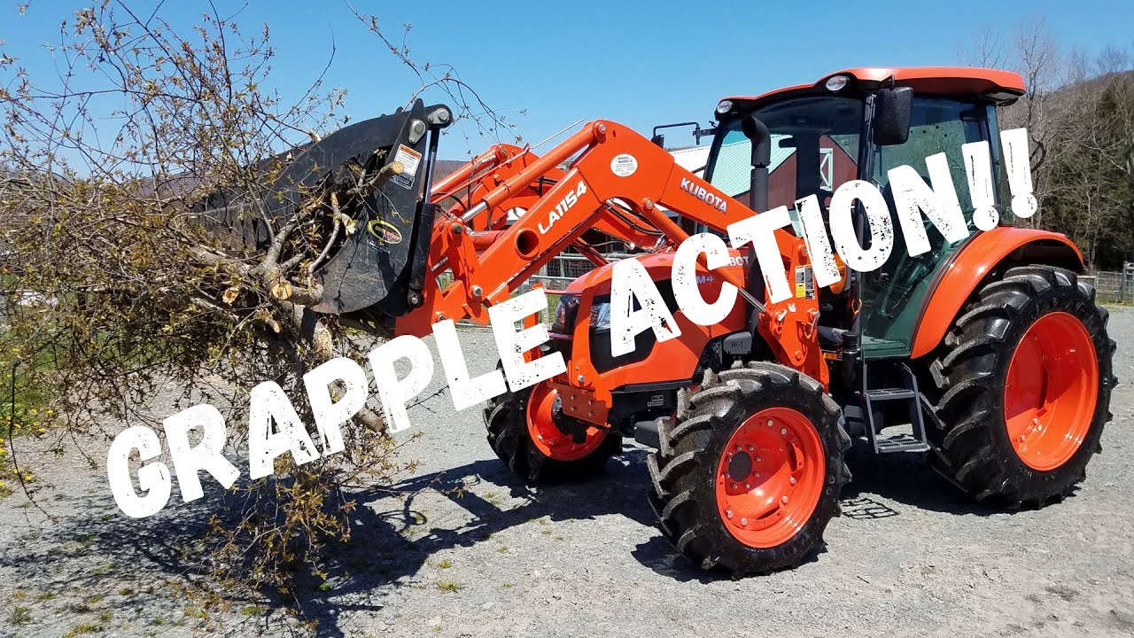 KUBOTA M4 Cleaning Up A Tree!!