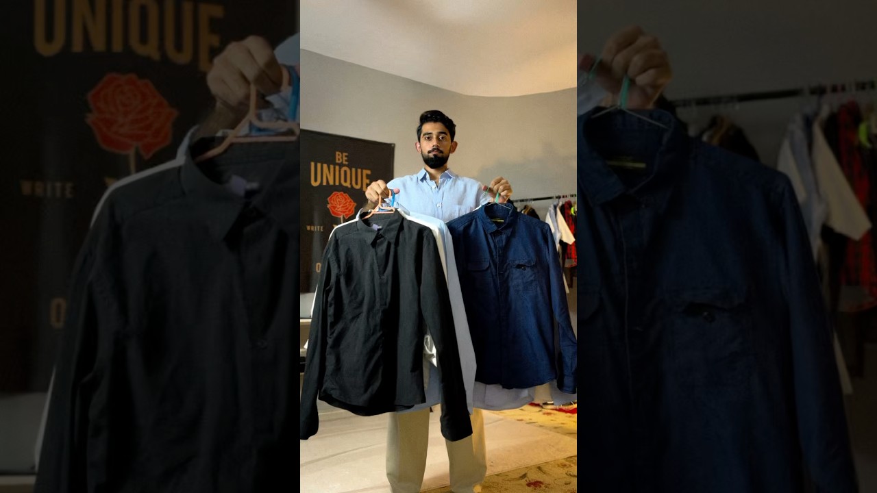 Do you have these 5 ESSENTIAL shirts? The ONLY 5 shirts you need as a man! Mens fashion advice