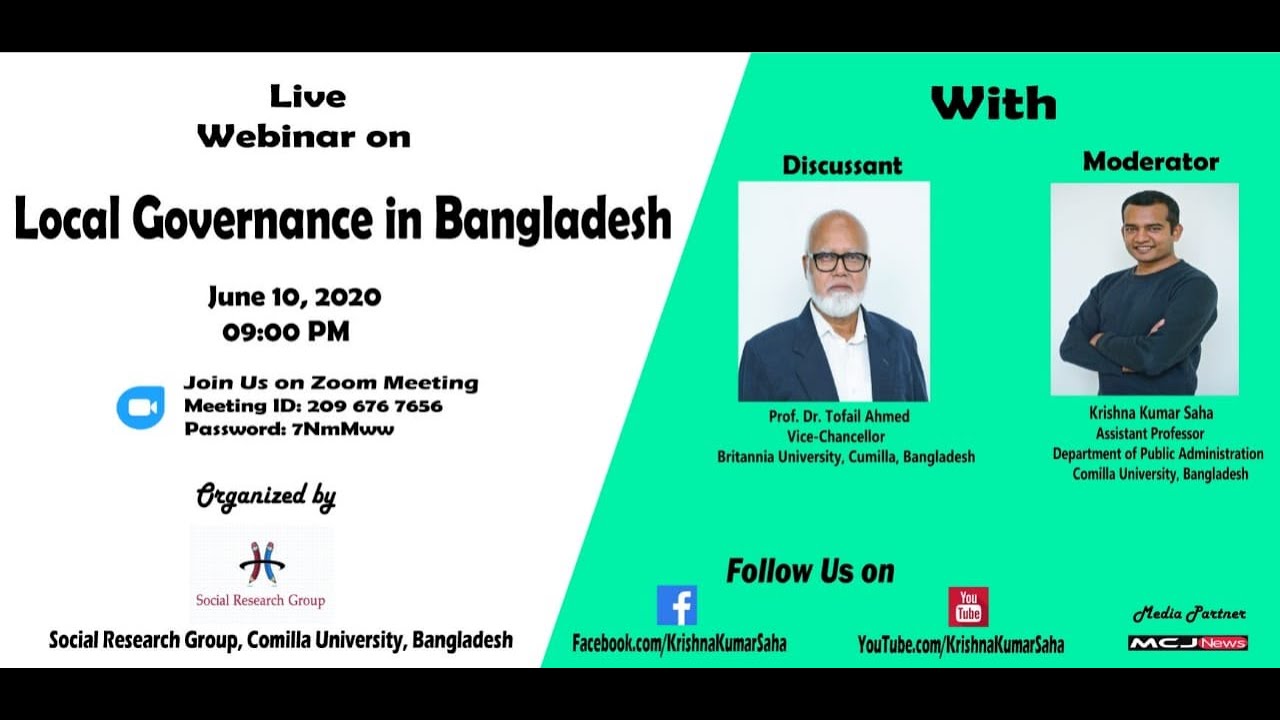Webinar 11: Local Governance in Bangladesh