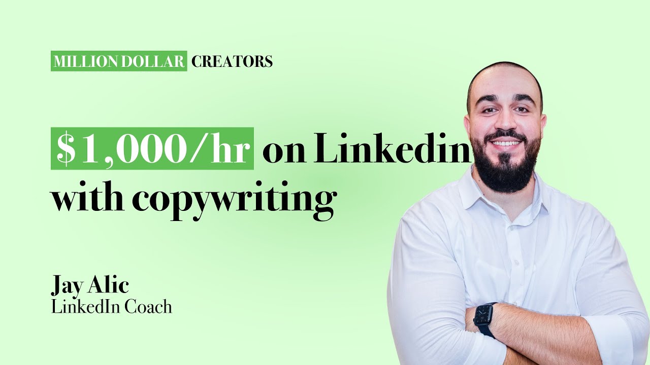 Jay Alic's $1,000/Hour Blueprint: Copywriting with LinkedIn @Jasmin Alić