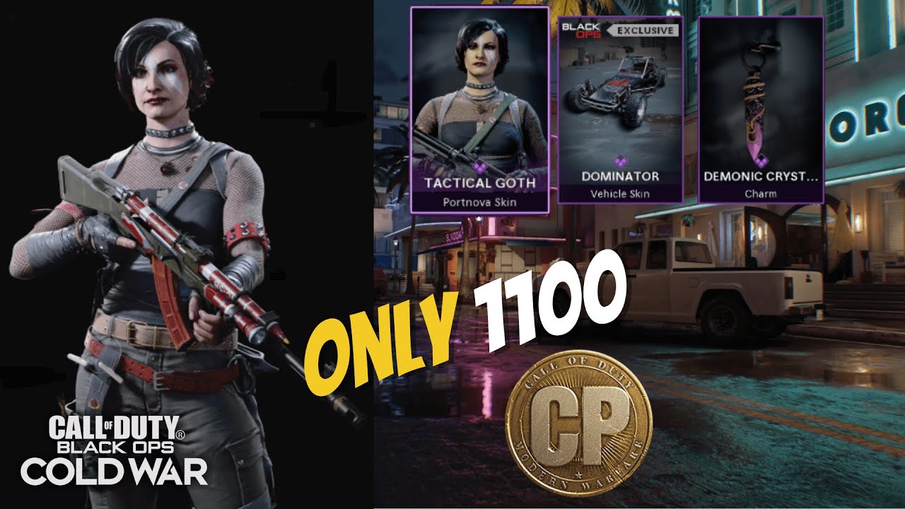 Dominator Bundle - Portnova Tactical Goth Skin and MORE!