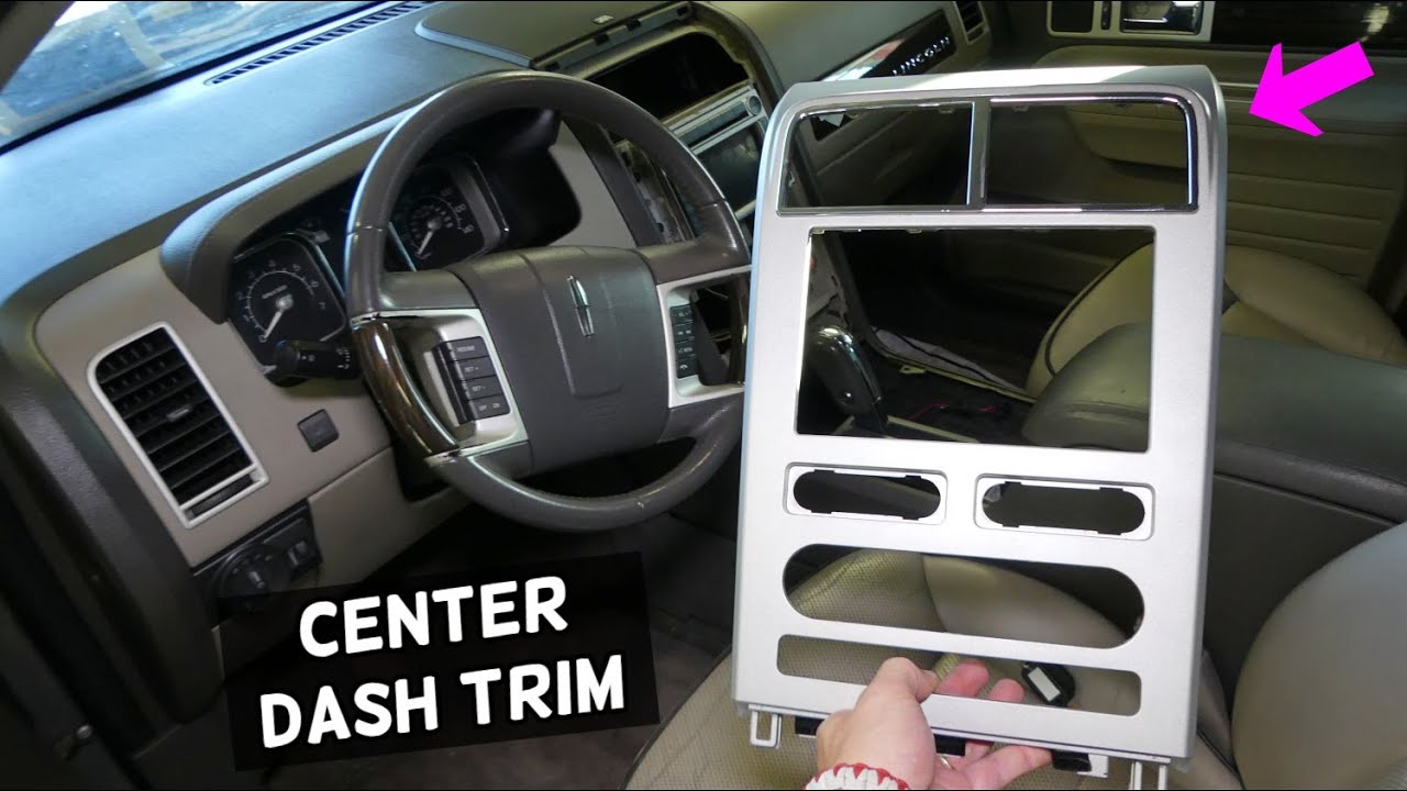 CENTER DASH TRIM REMOVAL REPLACEMENT LINCOLN MKX