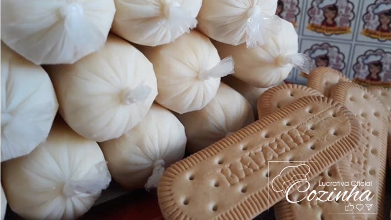 GELADINHO SUPER CREMOSO DE BISCOITO/ESSE SABOR VAI AUMENTAR SUAS VENDAS