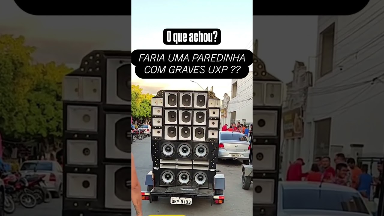 PARED&Atilde;O DE SOM COM SUB BRAVOX UXP 500 DIFERENCIADO!