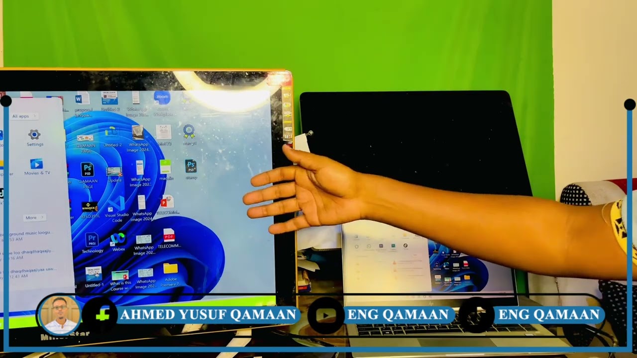 Sidee layskugu xiraa Display iyo Laptop