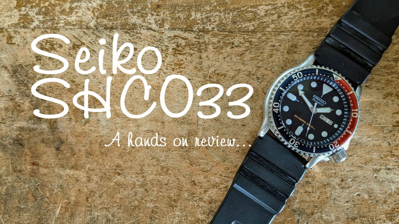 Seiko SHC033 quartz diver's watch - hands on review