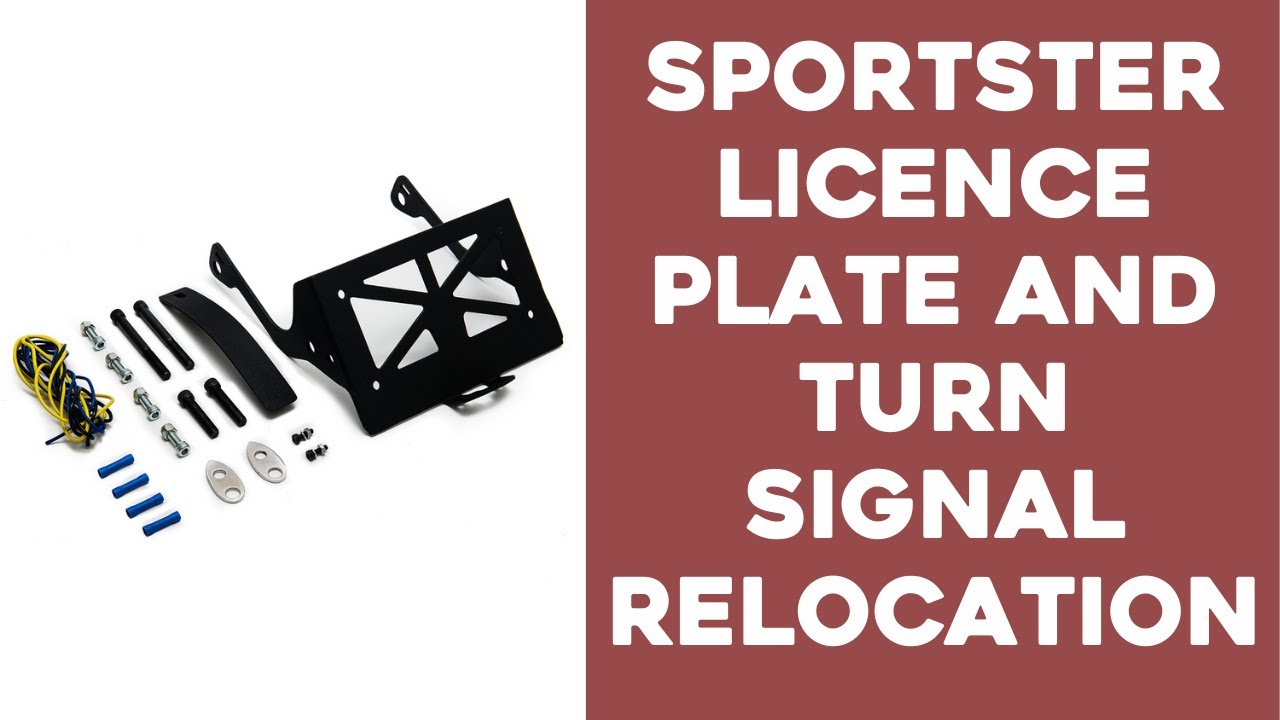 Viking License Plate and Turn Signal Relocation Kit on Sportster Iron 1200