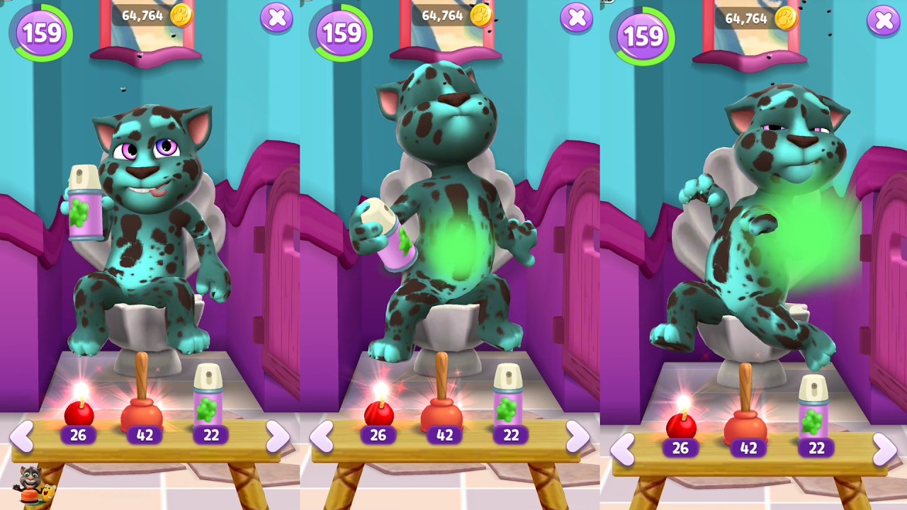 Toylat Spray My Talking Tom 2 Gameplay