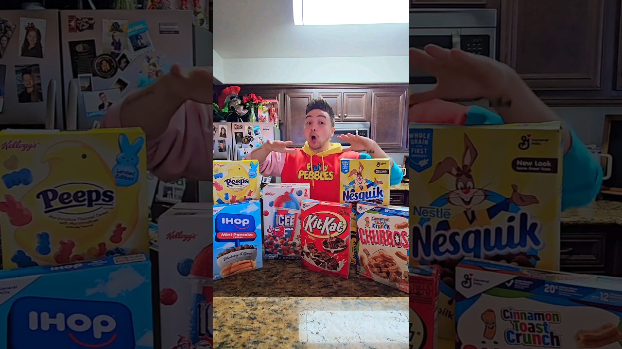 САМЫЕ СТРАННЫЕ В МИРЕ ВКУСЫ ХЛОПЬЕВ #шорты 🥣😅