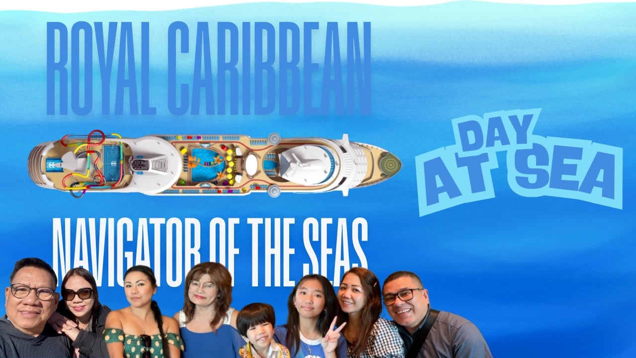 NAVIGATOR OF THE SEAS DAY 2 AT SEA | ROYAL CARIBBEAN CRUISE VLOG | FOOD, SHOWS & SEA DAY FUN
