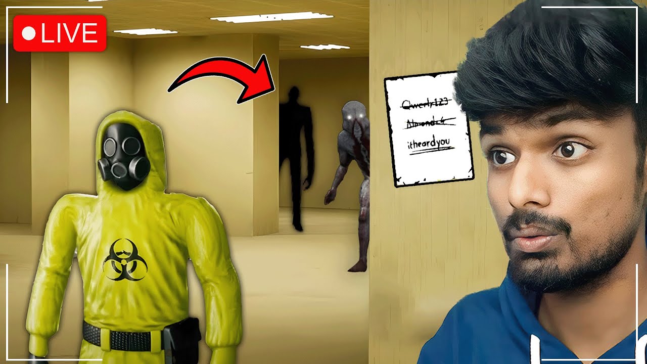 SCARIEST LEVELS Backrooms 🔴 - Horror தமிழ் Live Gameplay (Part - 4)  - Rocky