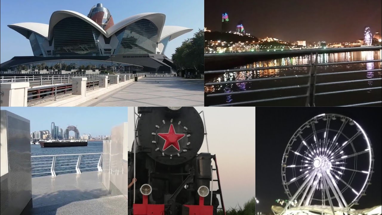 Boulevard Denizkenari Milli Park Azerbaijan Baku