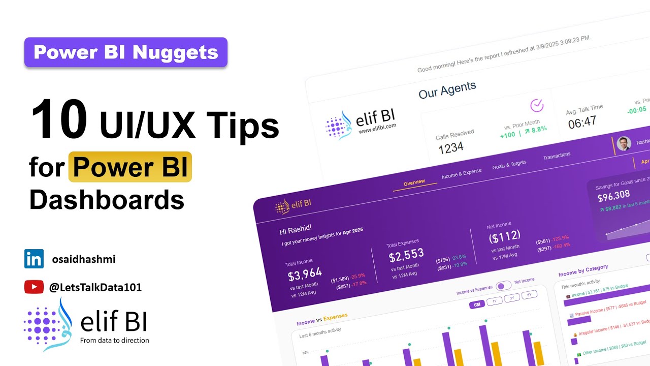 10 Power BI UI/UX Tips to Instantly Improve Your Dashboards