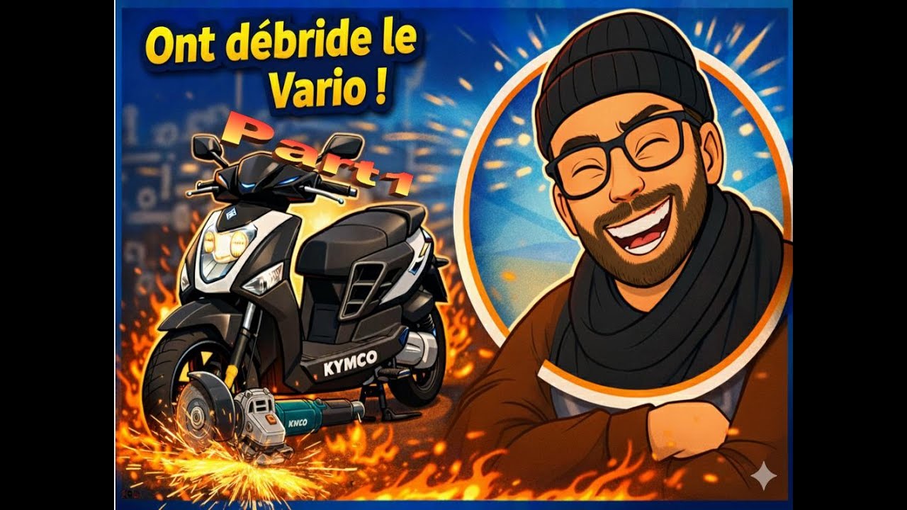 Scooter 4t 50cc débridage & modification VD4- part1