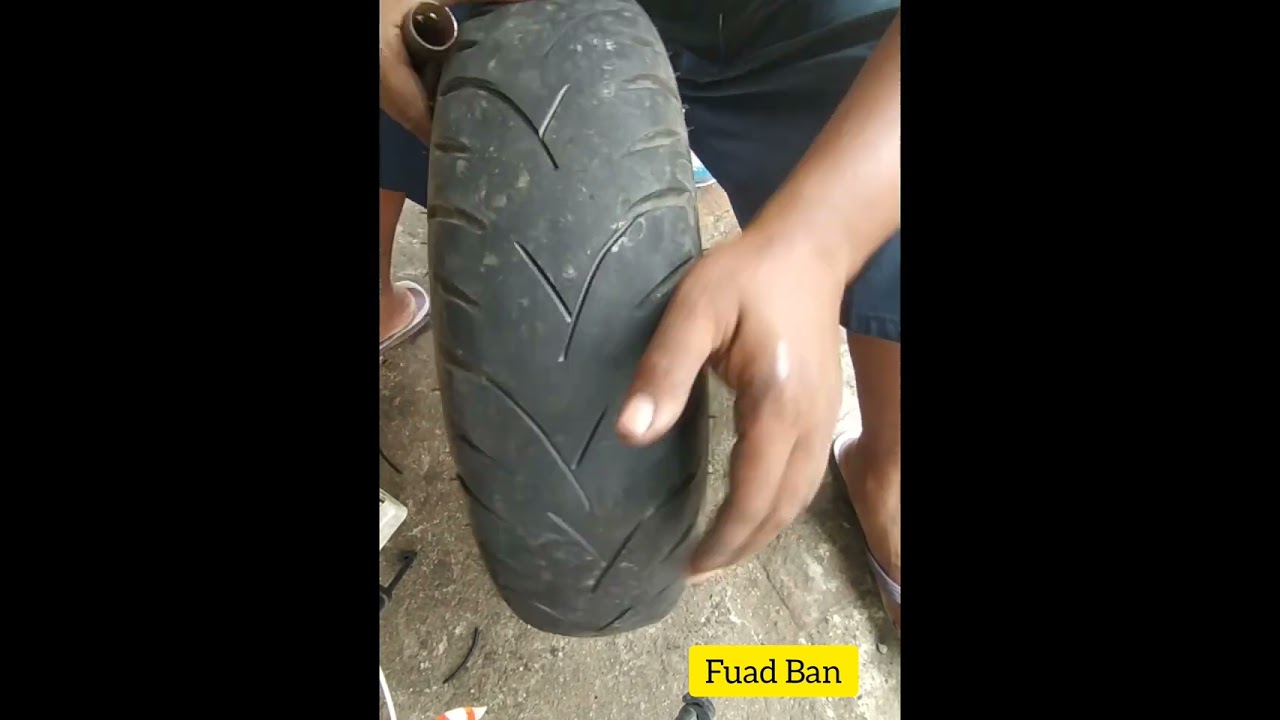 Ukir Ban Bekas Pemakaian PCX 160 Untuk Digunakan Saat Darurat