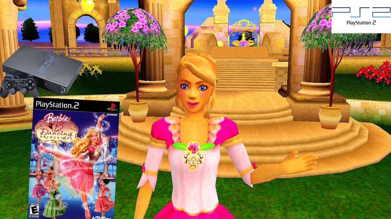 Barbie in The 12 Dancing Princesses (2006) Sony PlayStation 2 (PS2) Gameplay in HD