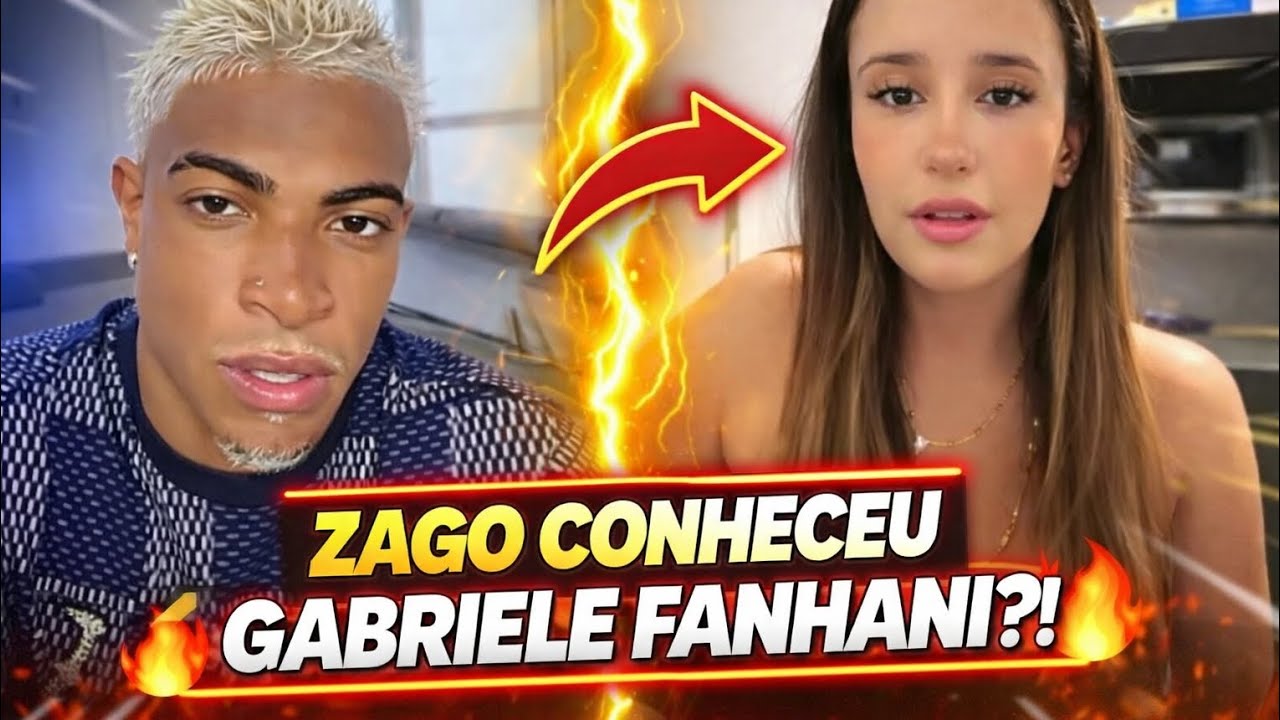 ZAGO CONHECEU GABRIELE FANHANI (ZAGO LIVE TIK TOK)