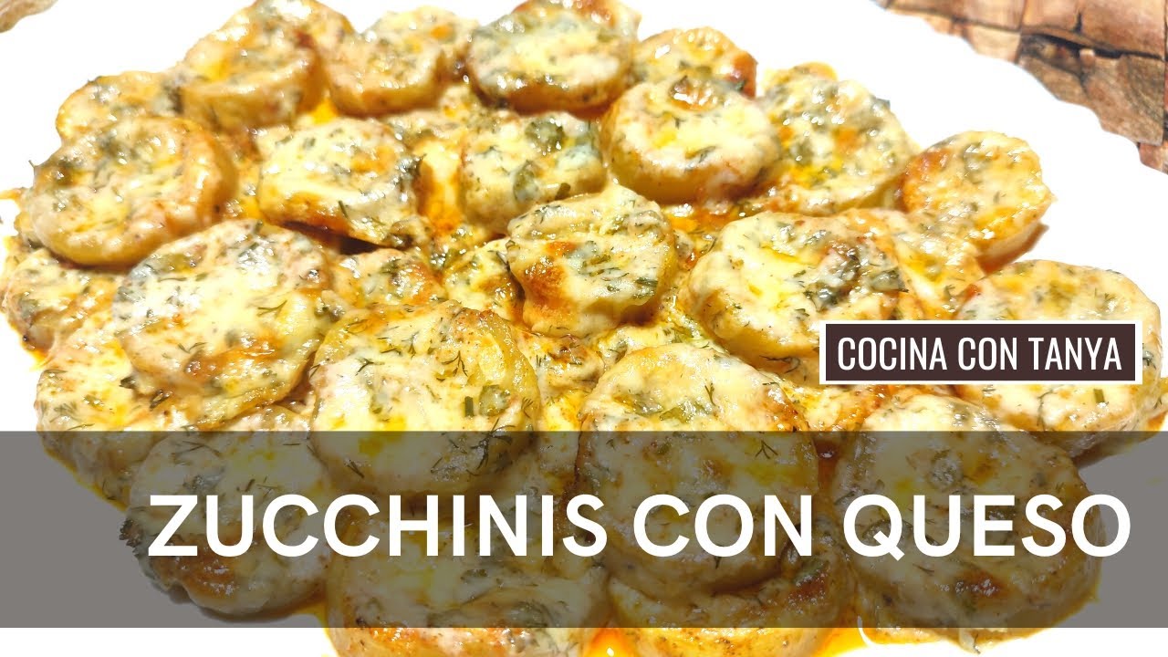 ZUCCHINIS CON QUESO | CALABACINES AL HORNO| RECETA SENCILLA