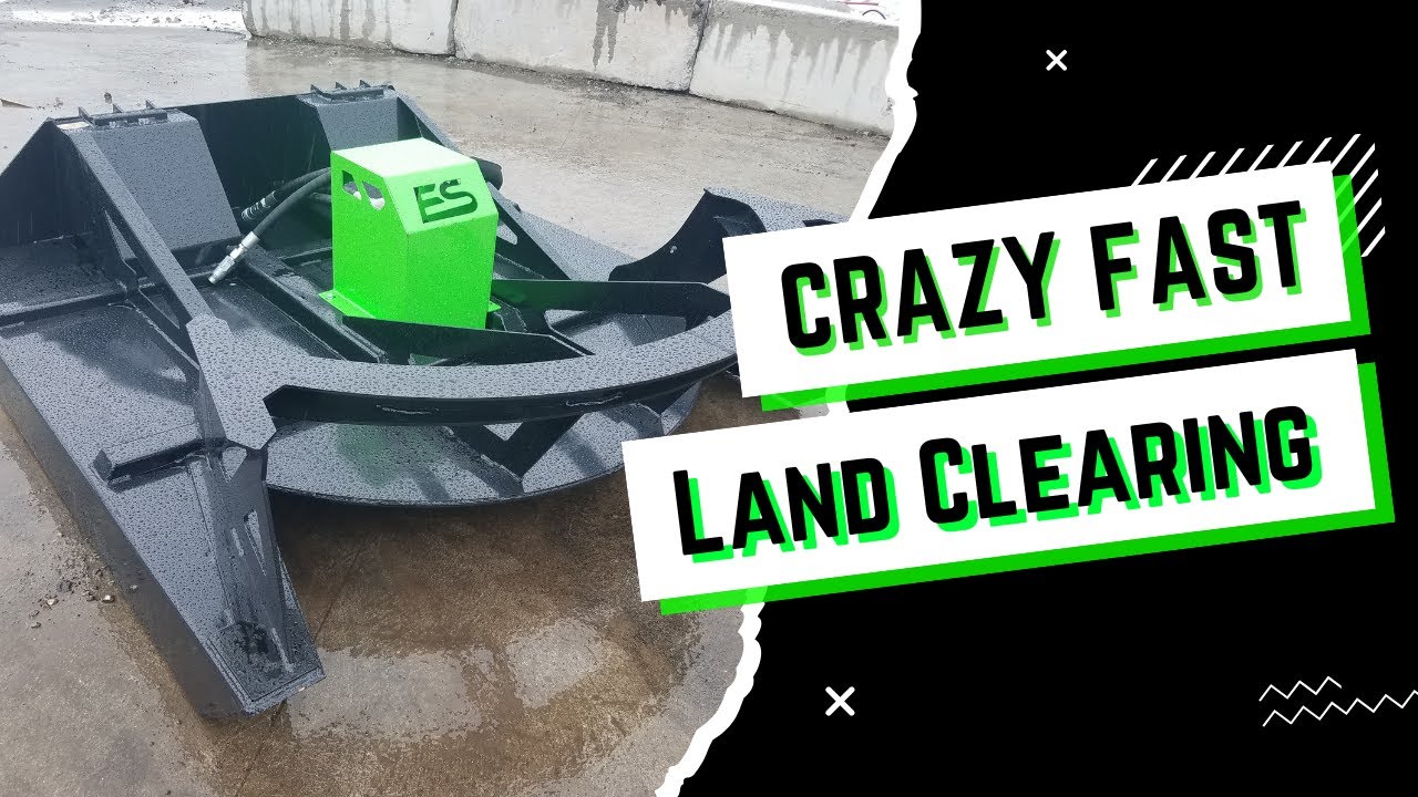 CLEARING LAND WITH A HEAVY DUTY BRUSH CUTTER - EXPRESS STEEL