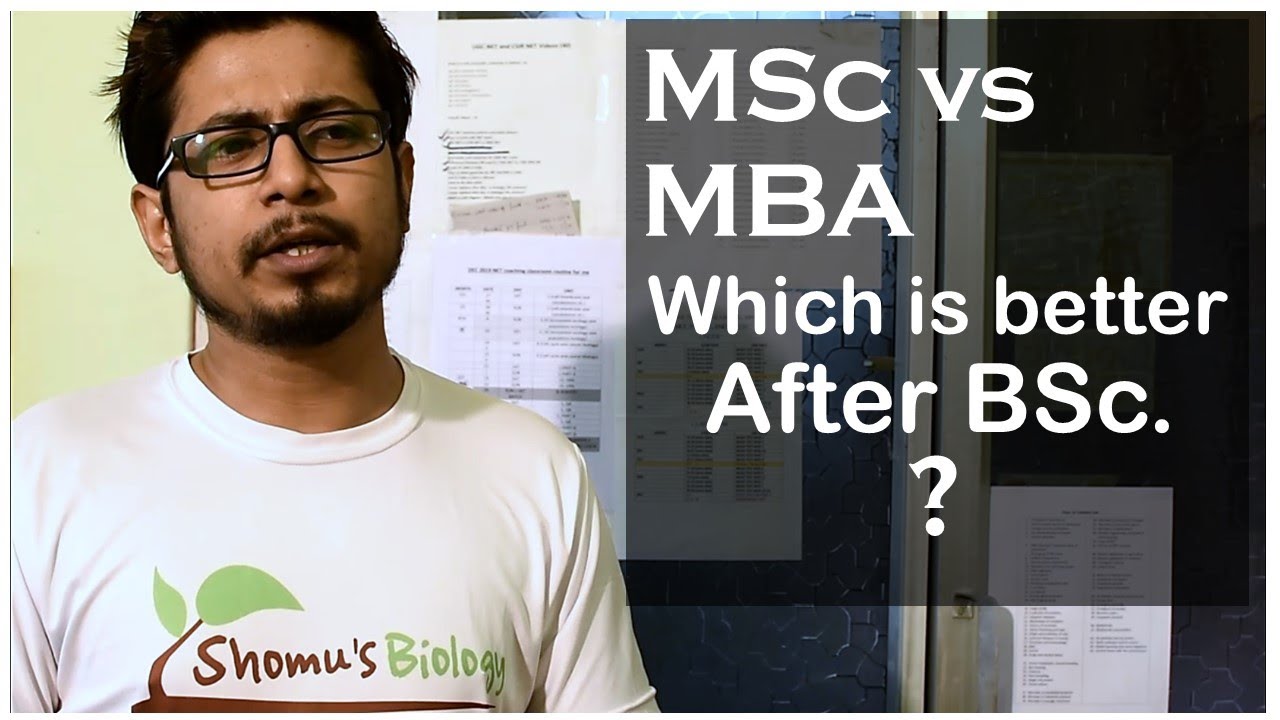 MBA after bsc in zoology microbiology and agricultural science - Good or Bad?