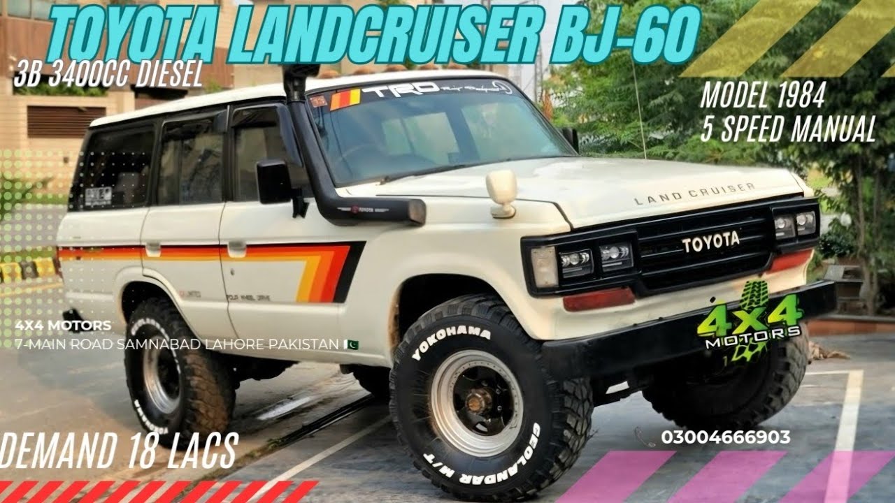 Toyota Landcruiser BJ60 1984 Model |Sale Review Video| 03004666903 