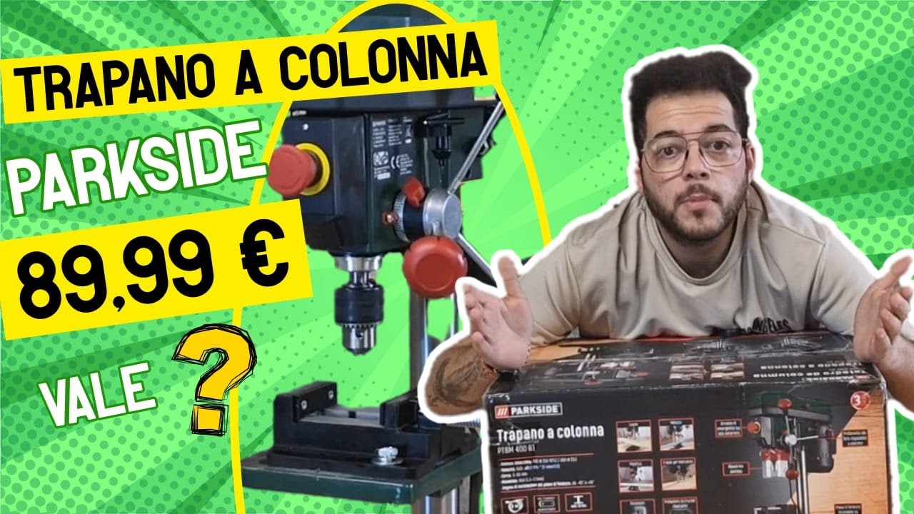 Vale 89,99€? Recensione Trapano a Colonna Parkside PTBMOD 400 B1  #parkside   #trapanoacolonna